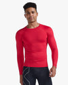 Core Compression Long Sleeve - Red/No Logo