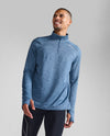 Ignition 1/4 Zip - Stormy/Silver Reflective