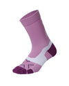 Vectr Light Cushion Crew Socks - Pastel Pink/Wood Violet