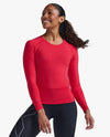 Core Compression Long Sleeve - Red/No Logo