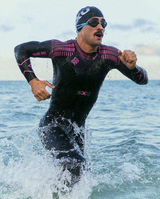 Mens Propel: Pro Wetsuit Black & Silver | Triathlon & Open Water