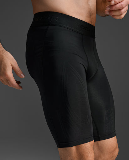Black Force Compression Shorts | Workout and Running | 2XU