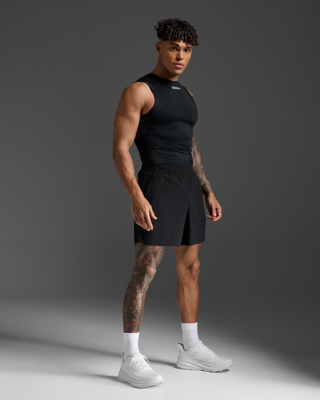 ウォーキング・ランニングウェア 2xu compression sleeveless top Amazon.com: 2XU Men's Core Compression Sleeveless Top