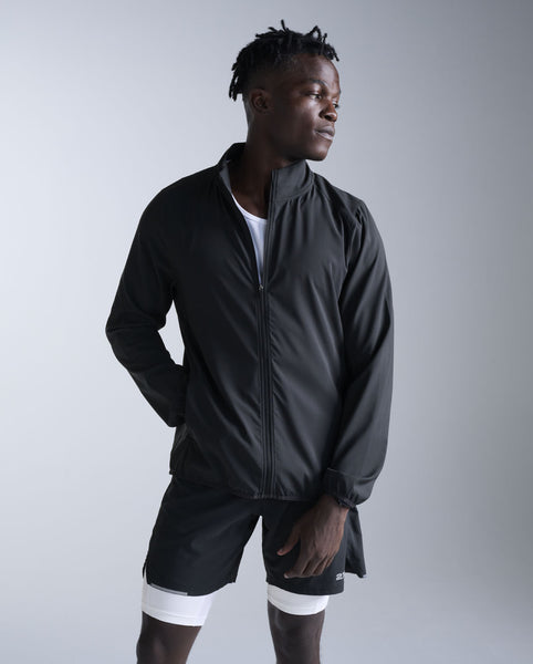 Black and Silver Aero Jacket | Jackets & Vests | 2XU