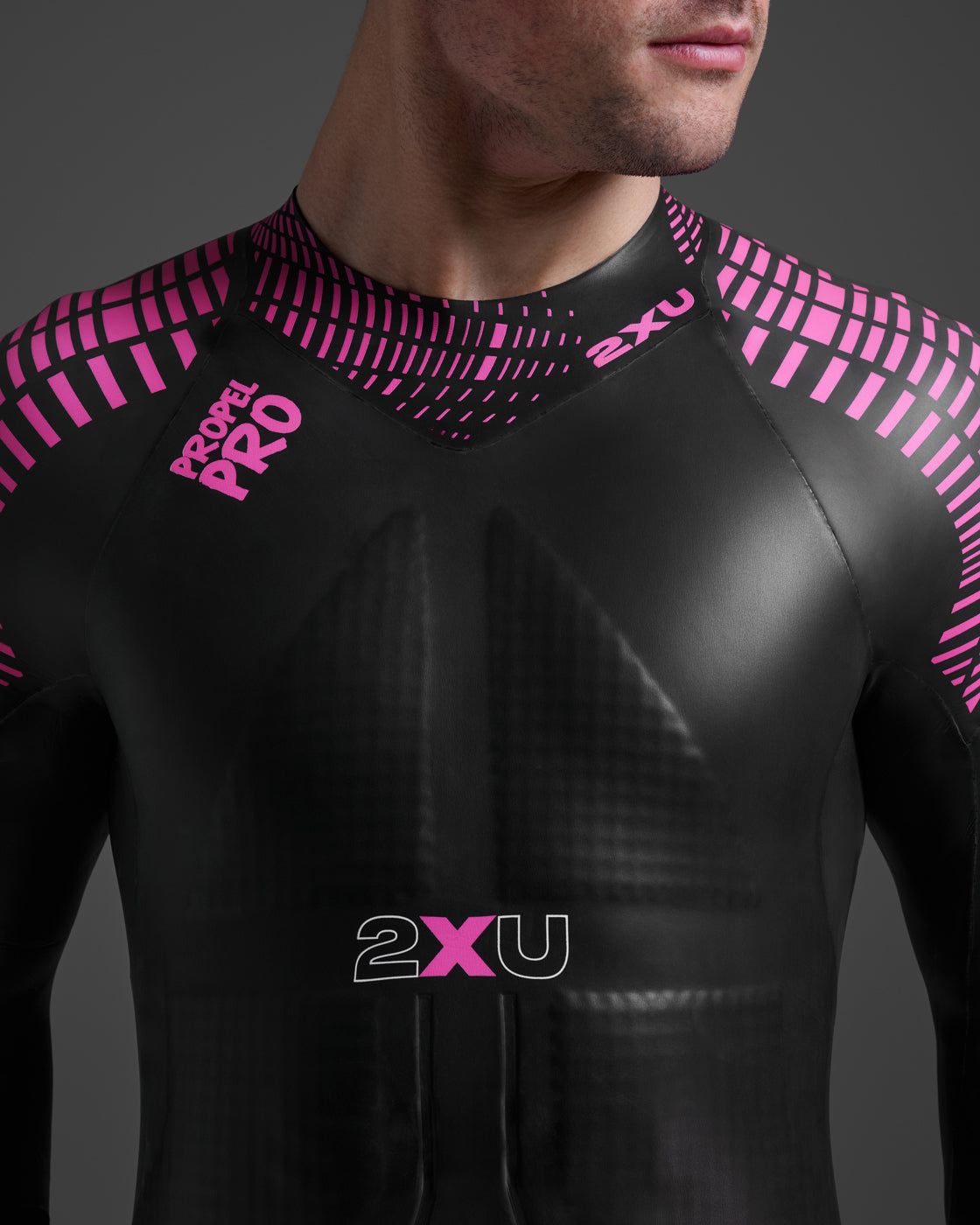 Mens Propel: Pro Wetsuit Black & Silver | Triathlon & Open