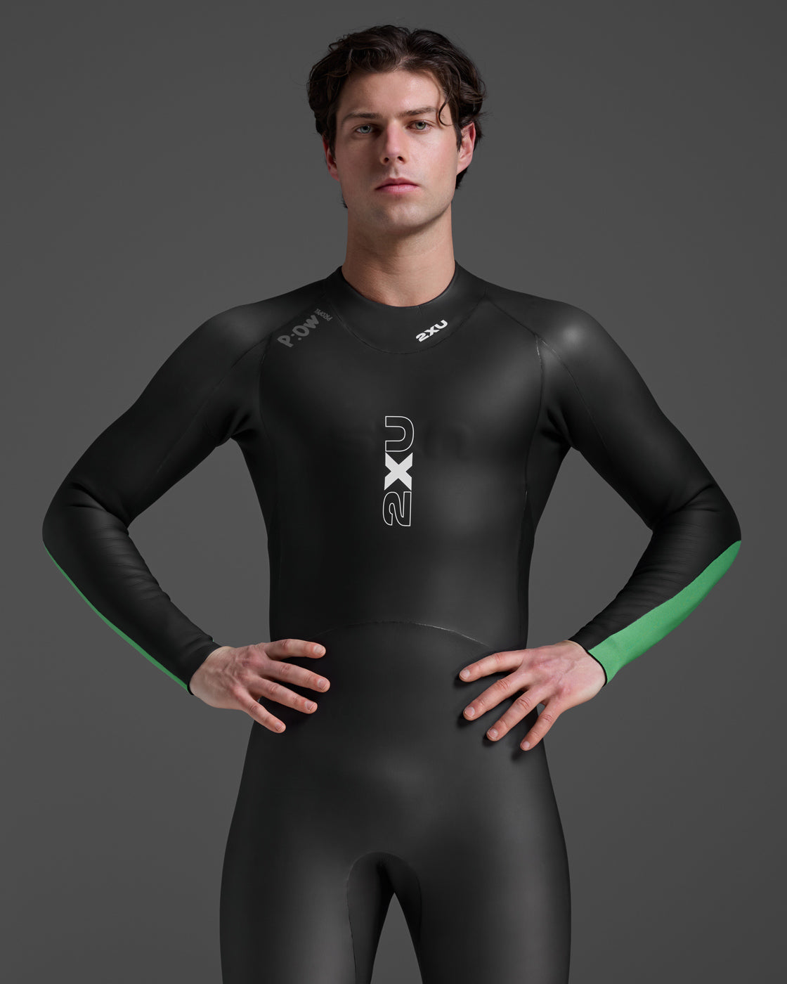 Men's Black and Green Propel Open Water Wetsuit | Triathlon gear | 2XU