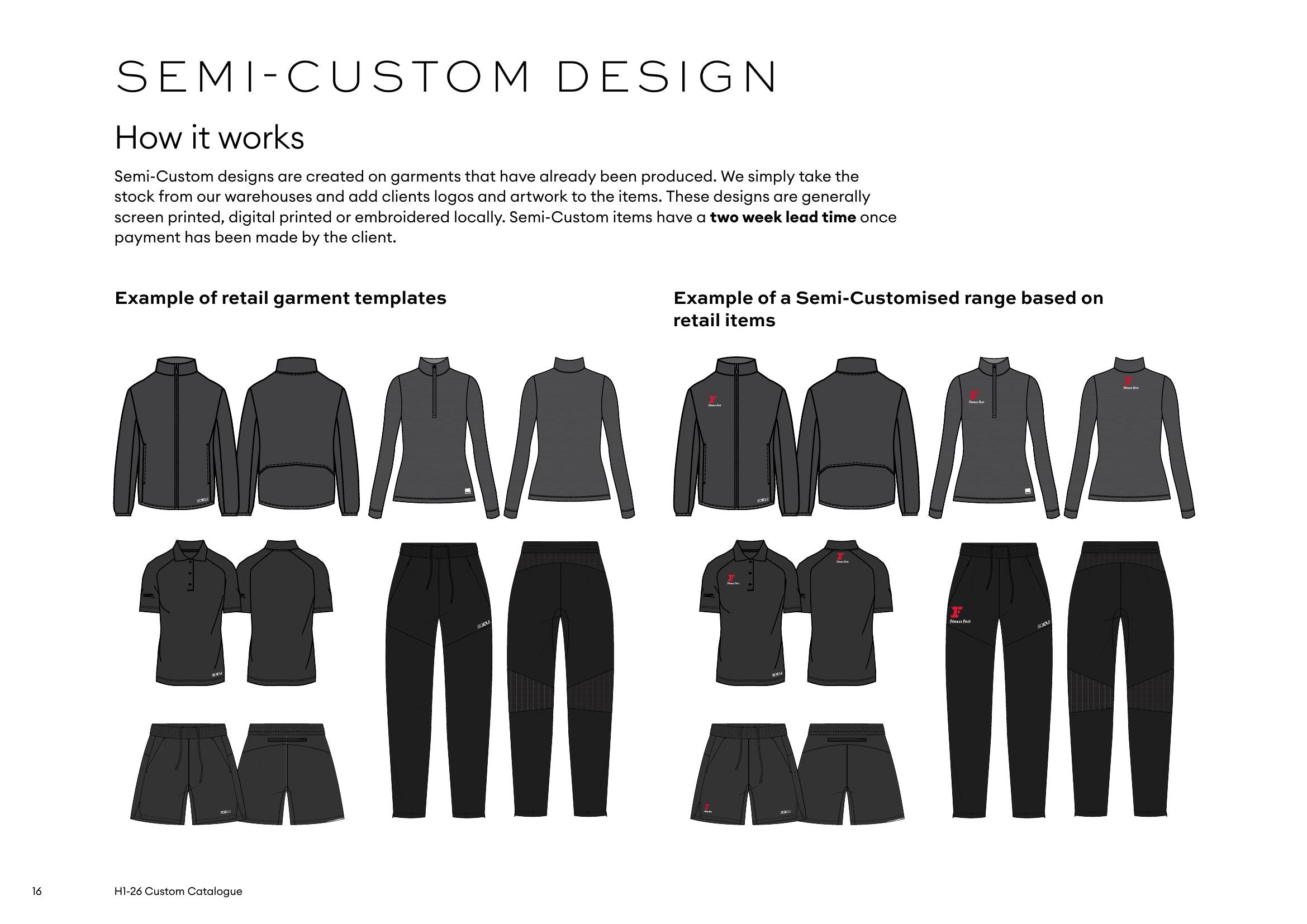 2XU Semi-Custom Design