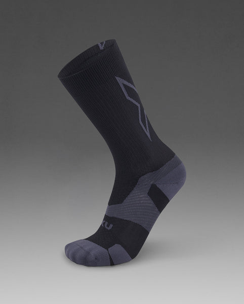 2XU Unisex Vectr Cushion 1/4 Crew Socks - Performance Athletic Socks With Arch Support