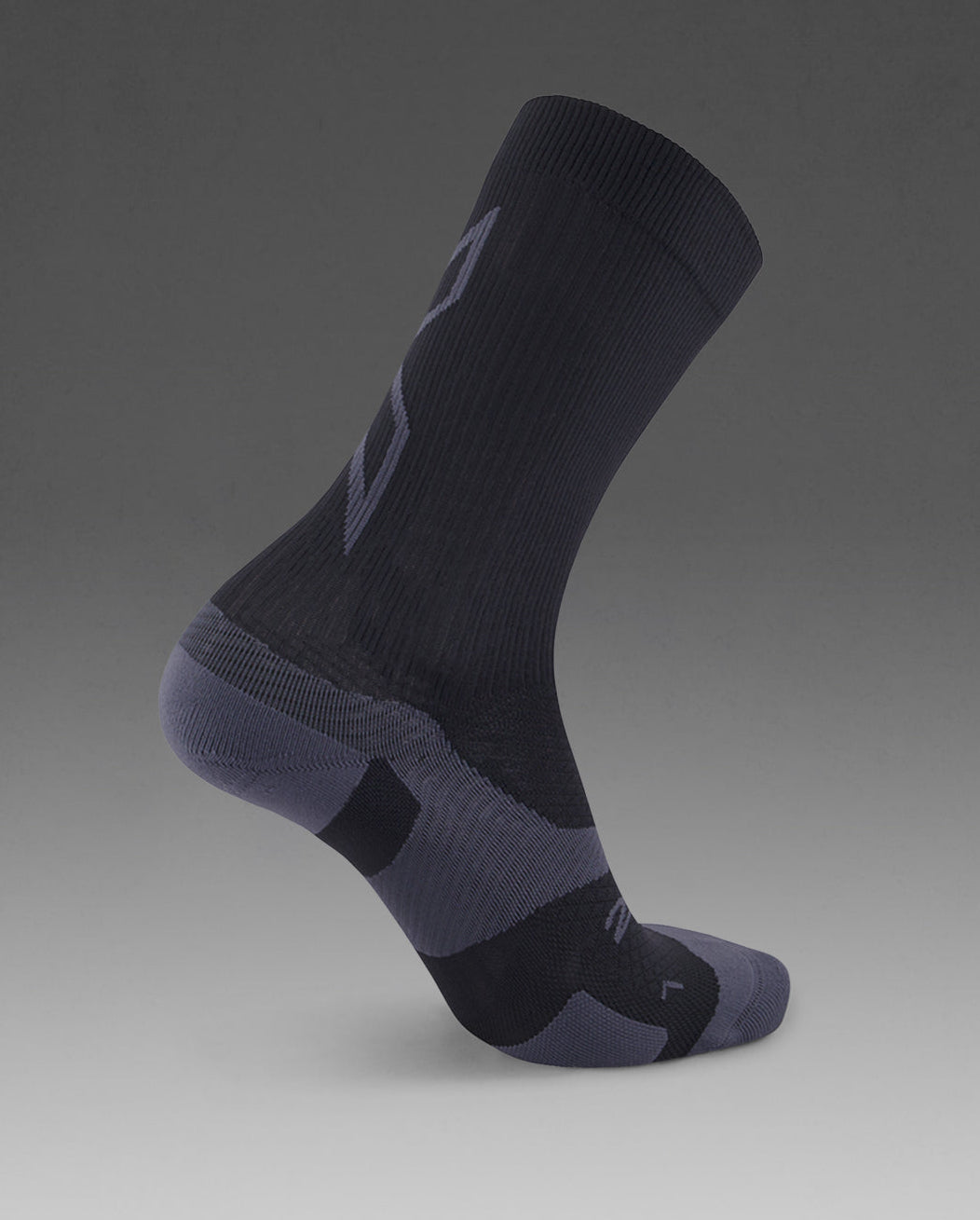 2XU Vectr Calze Uomo Ultralight Cushion 1/4 Crew - Antivesciche, Anatomiche, Traspiranti - 2