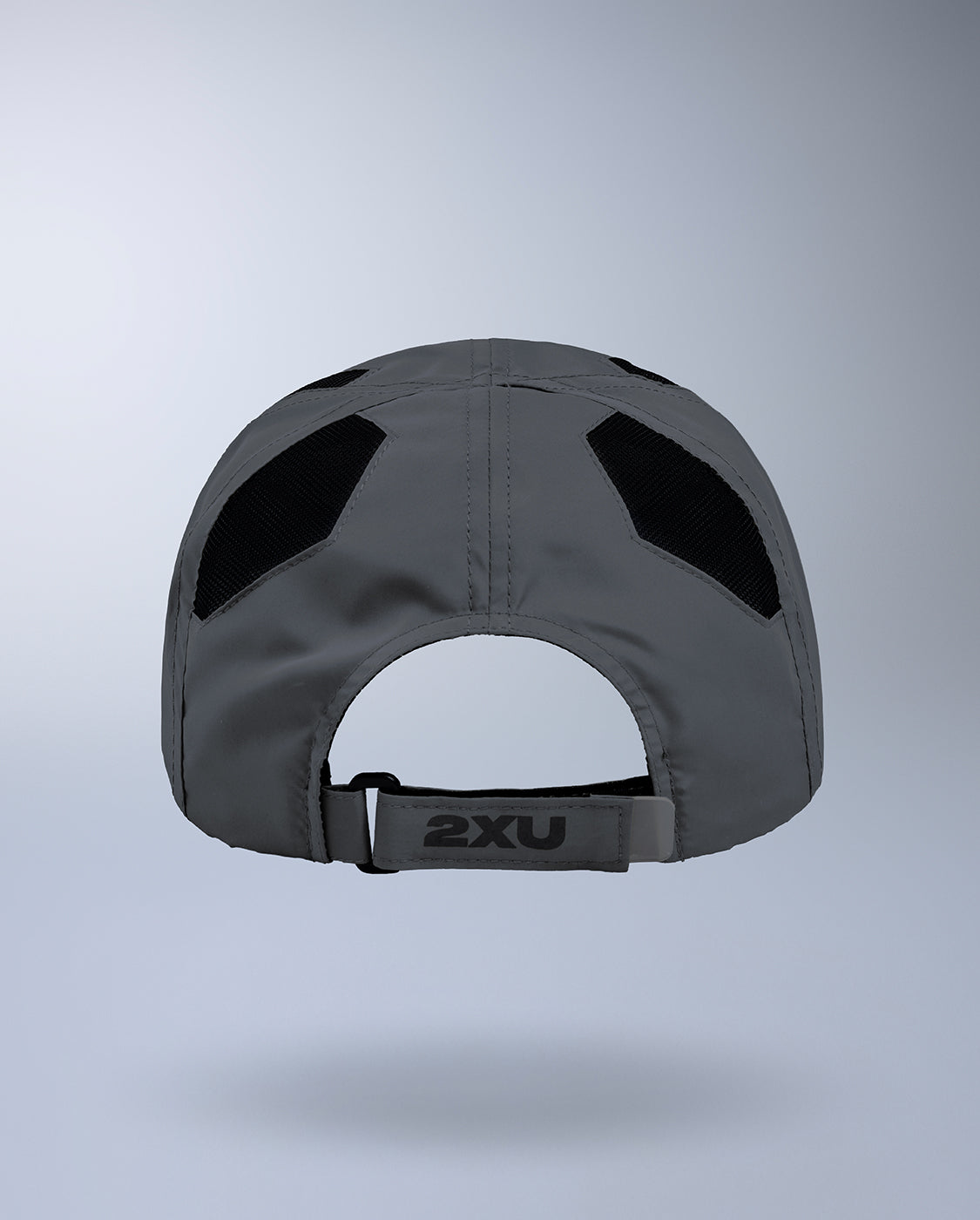 NEW - 2XU - Unisex Run Cap Hat Black OSFM moisture wicking pony tail hole Black Run Cap | Running Hats, Caps & Visors | 2XU main image 4