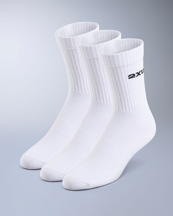 Cotton Crew Socks 3 Pack