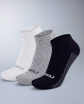 Performance Ankle Grip Socks 3 Pack