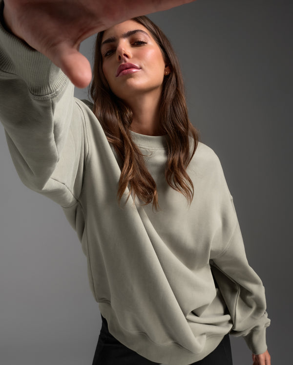 Unisex EZ Oversized Organic Cotton Crew