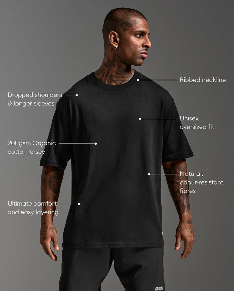 Unisex EZ Oversized Organic Cotton Tee
