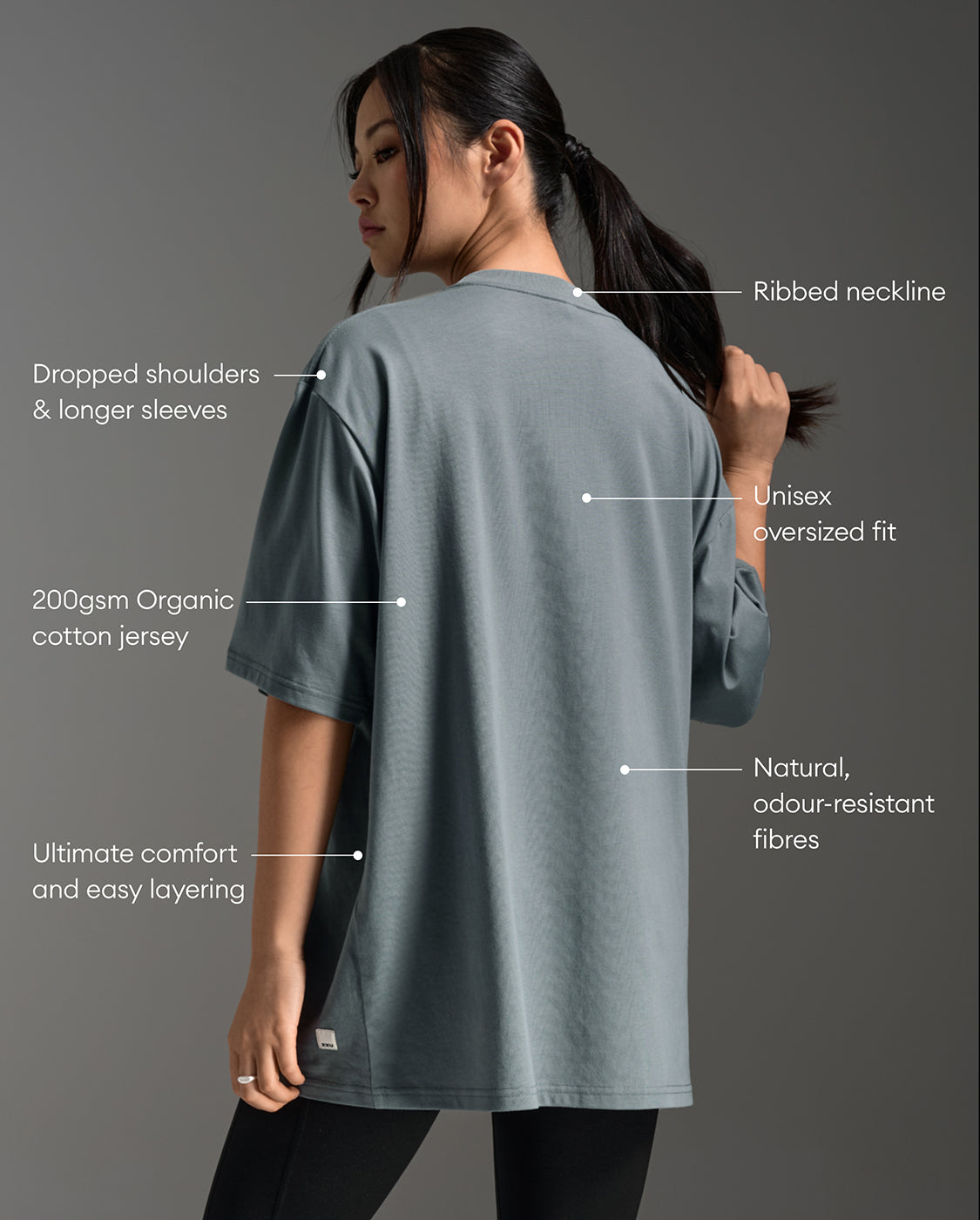 Unisex EZ Oversized Organic Cotton Tee