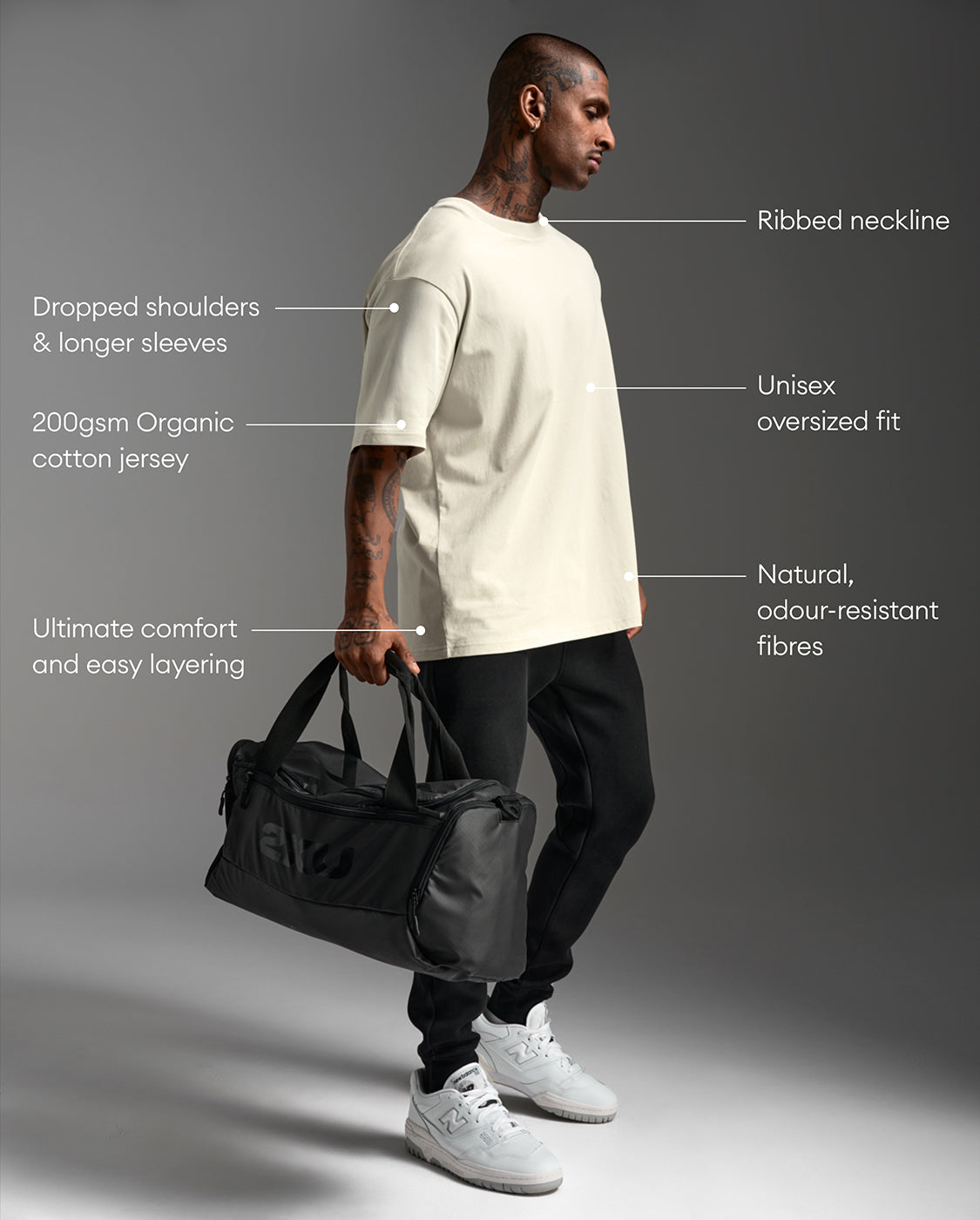 Unisex EZ Oversized Organic Cotton Tee