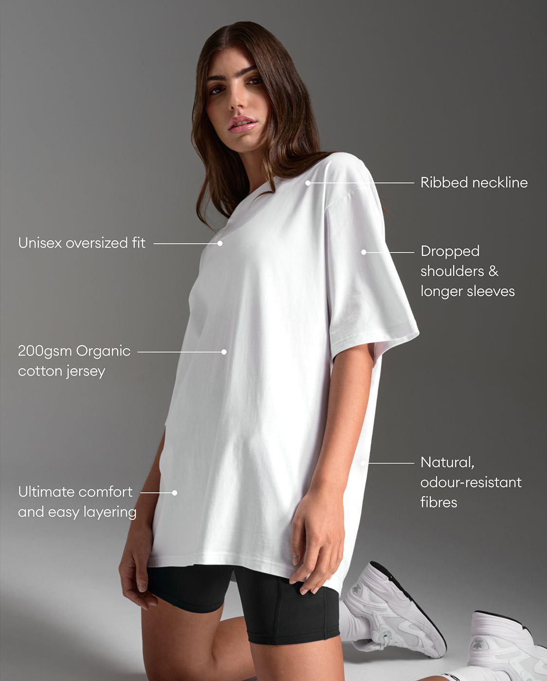 Unisex EZ Oversized Organic Cotton Tee