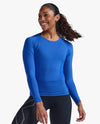 Core Compression Game Day Long Sleeve - Royal Blue/Royal Blue