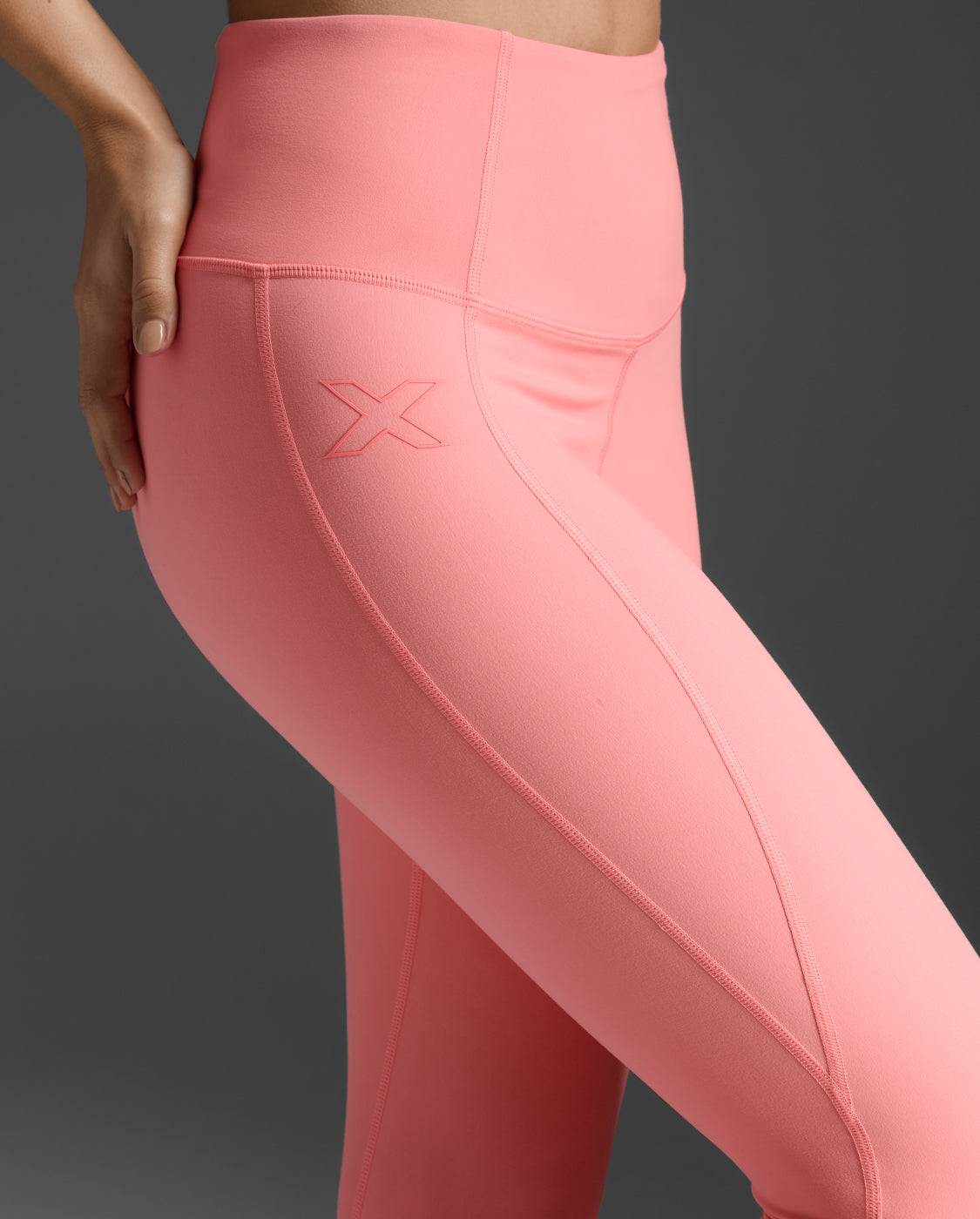 Pink Lulu Compression Pants Lululemon Ribbed Softstreme Flared