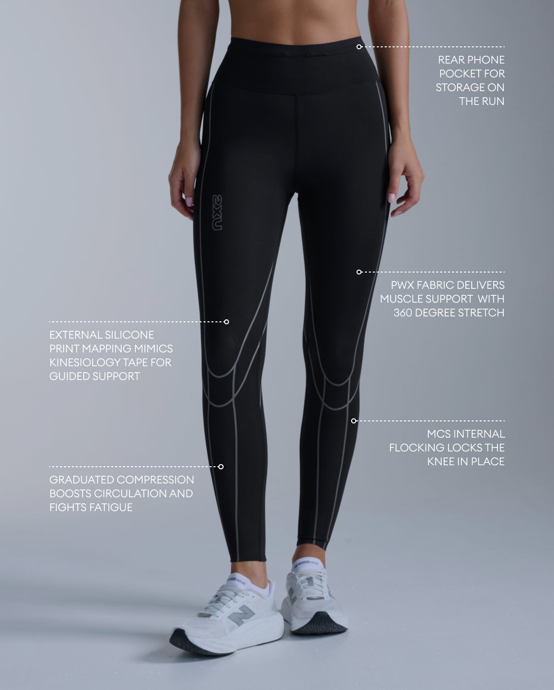 Light Speed Kinesis Hi-Rise Compression Tights – 2XU