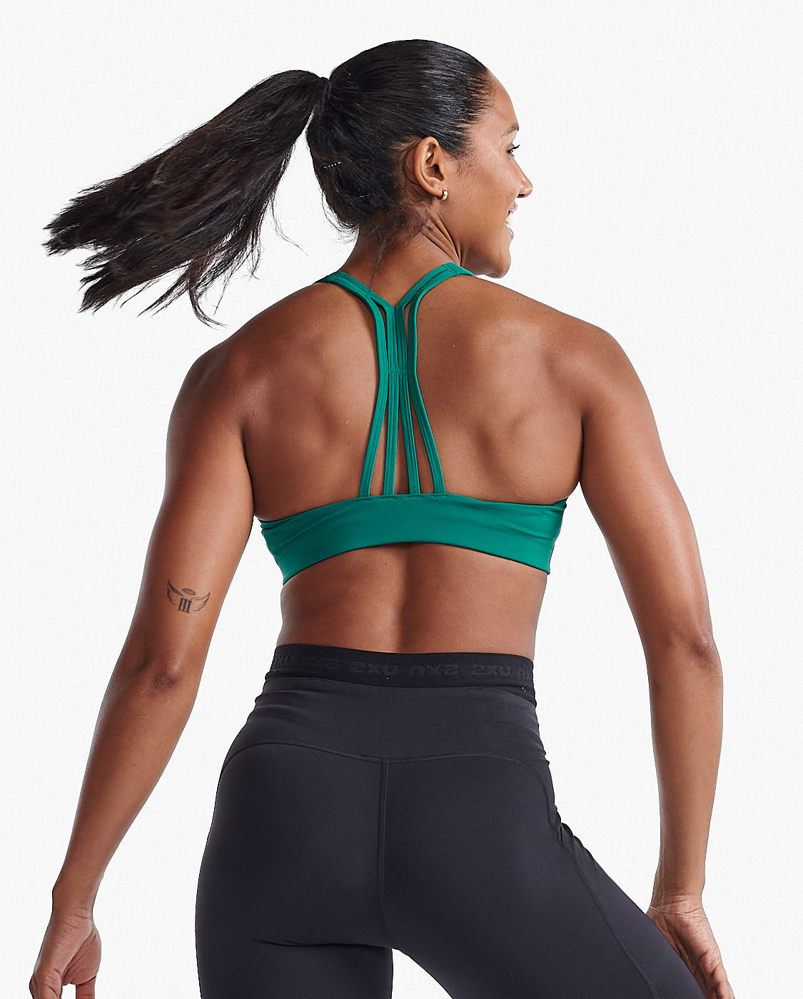 Grace Form Strappy Sports Bra for Women Padded High Togo