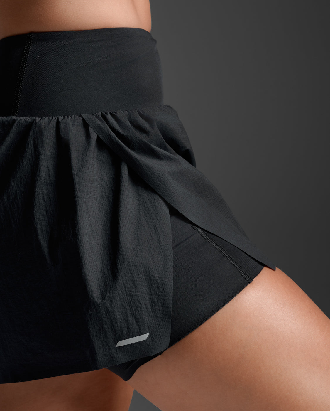 rurumu: レースキュロット shirring fril shorts CRZ YOGA Women's Running High Waisted Mesh Lined Shorts