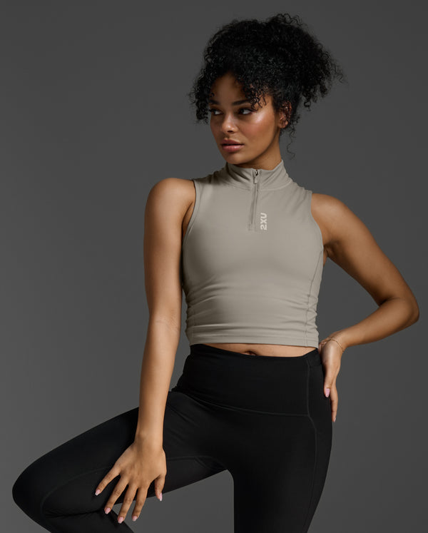 Form Soft Touch 1/2 Zip Tank