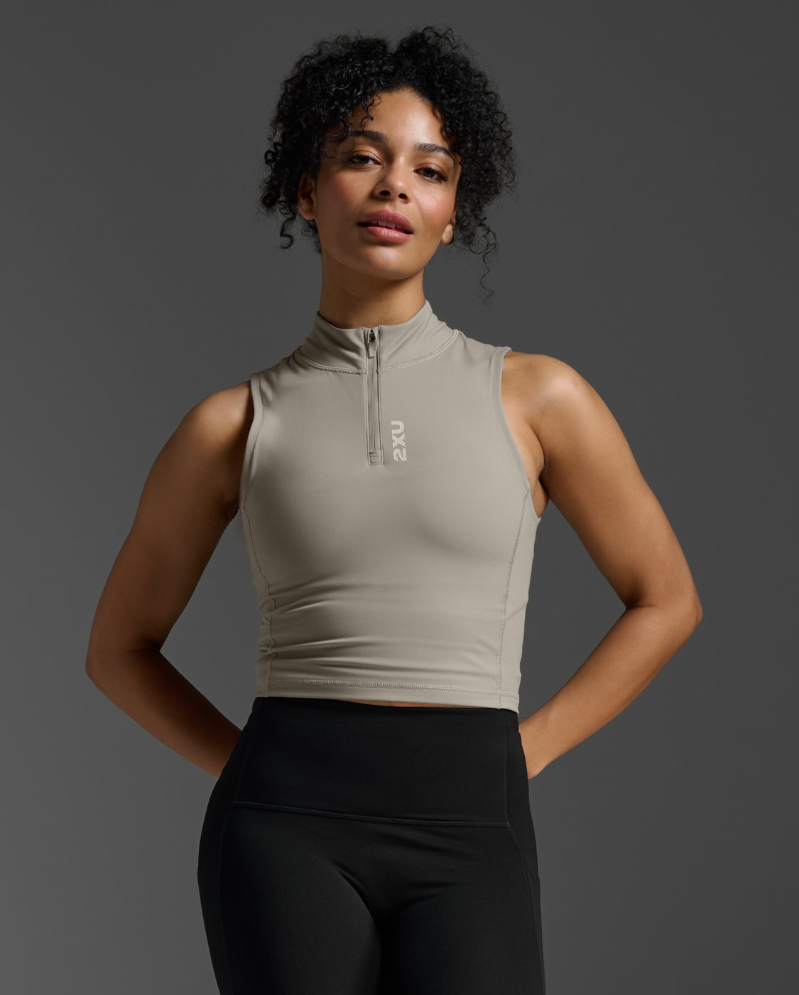 Form Soft Touch 1/2 Zip Tank