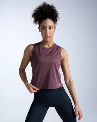 Aero Mesh Crop Tank