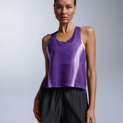 Light Speed React Crop Singlet