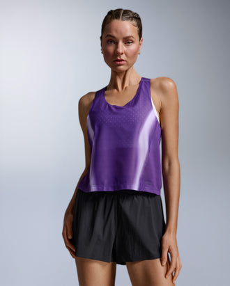 Light Speed React Crop Singlet