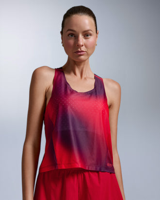 Light Speed React Crop Singlet