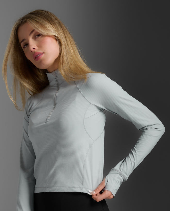 Flex Waffle 1/2 Zip Long Sleeve