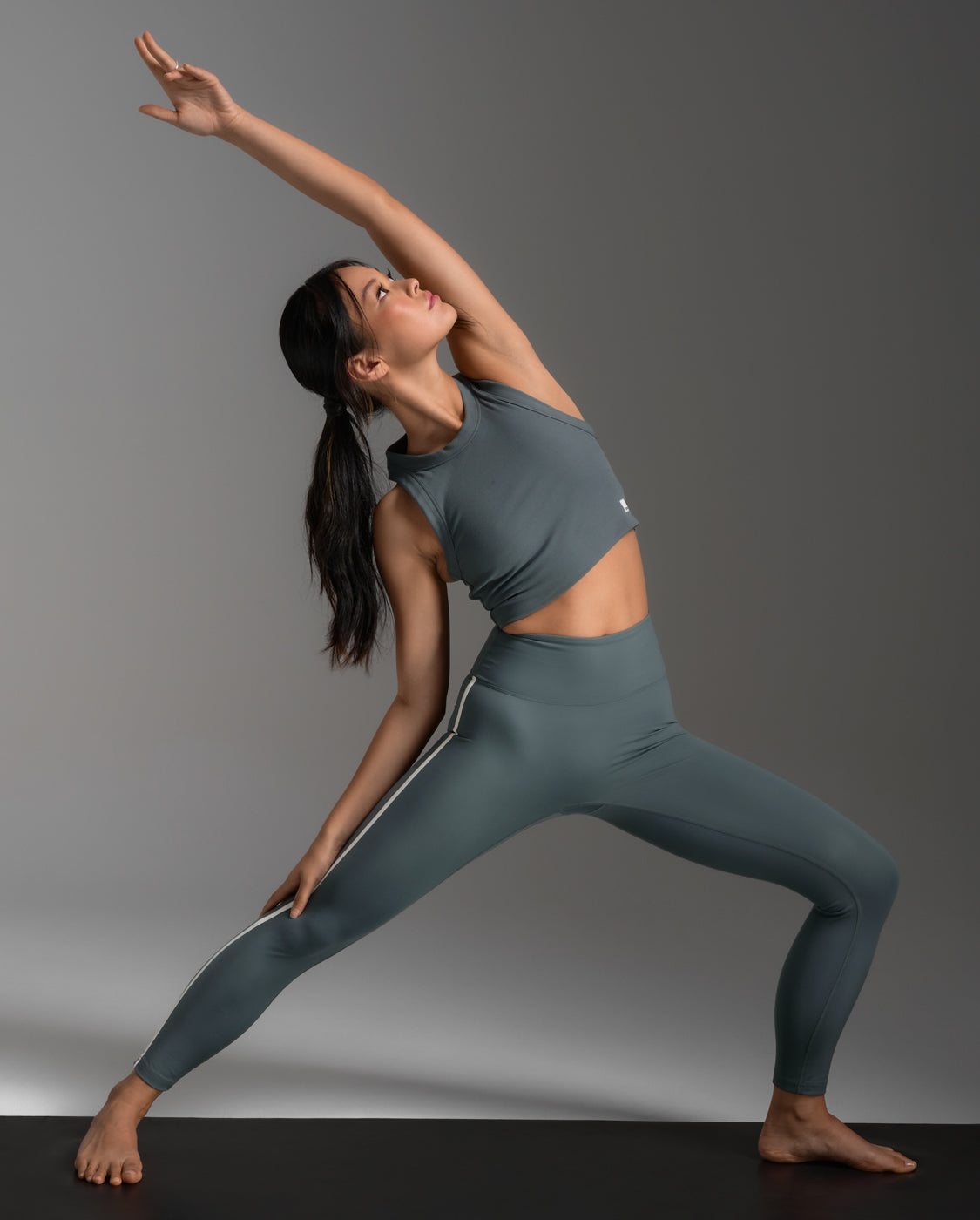 Fluid Tencel Ribbed Crop Tank