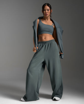 Wonderluxe Sand Washed Wide Leg Pants