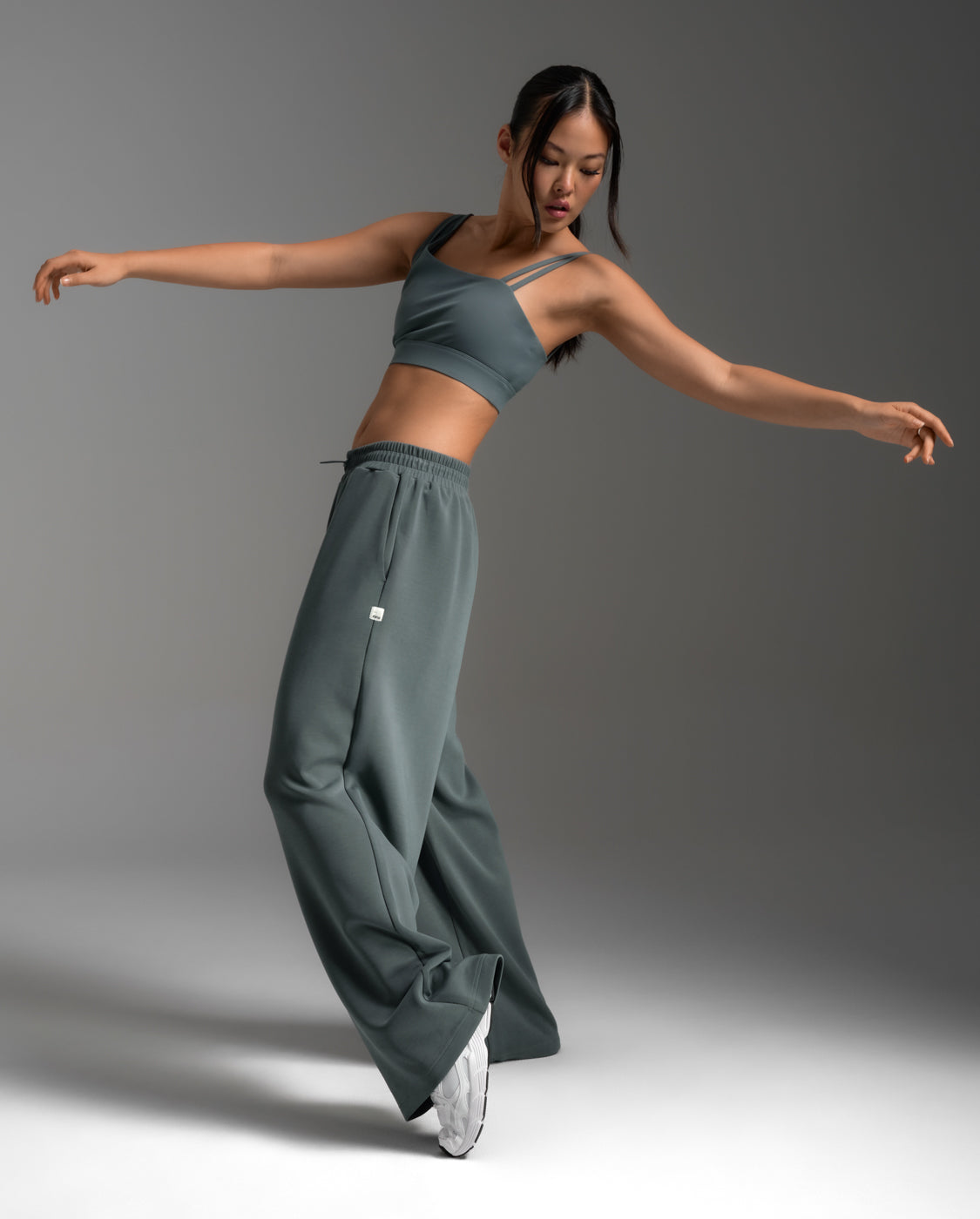 Wonderluxe Sand Washed Wide Leg Pants