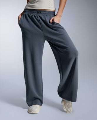 Wonderluxe Sand Washed Wide Leg Pants