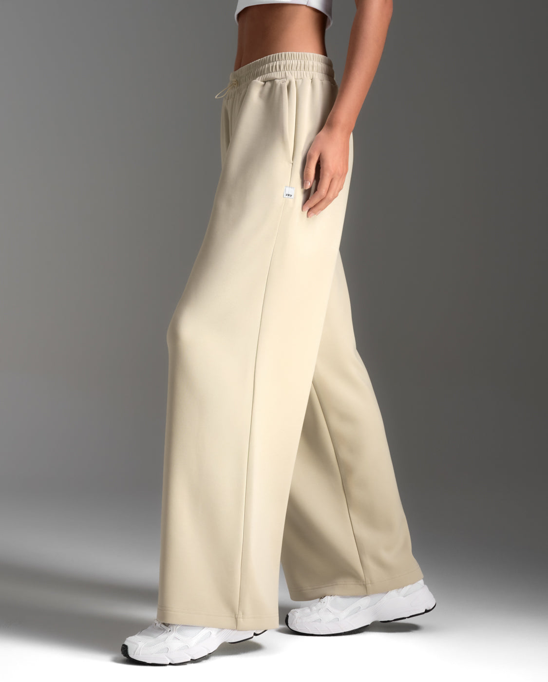 Wonderluxe Sand Washed Wide Leg Pants