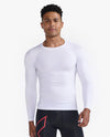 Core Compression Game Day Long Sleeve - White/White