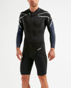 Swimrun:1 Wetsuit - Black/Blue Surf Print
