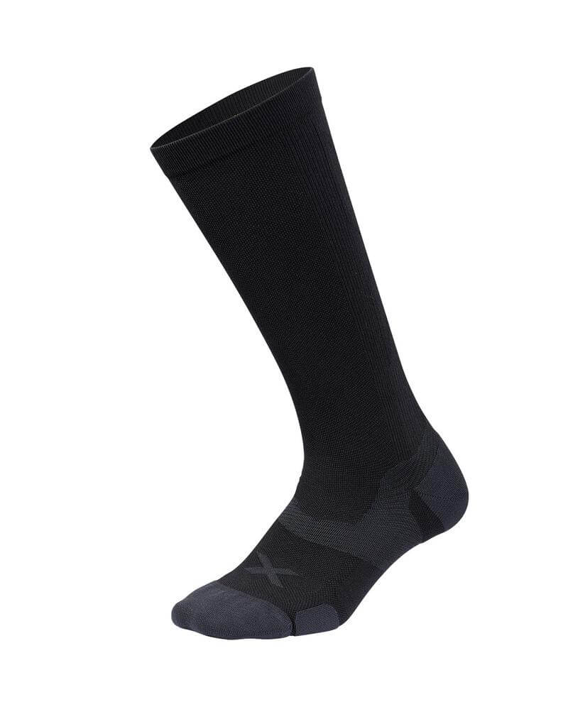Vectr Cushion Full Length Sock, Black/Titanium