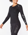 Core Compression Long Sleeve - Black/Silver